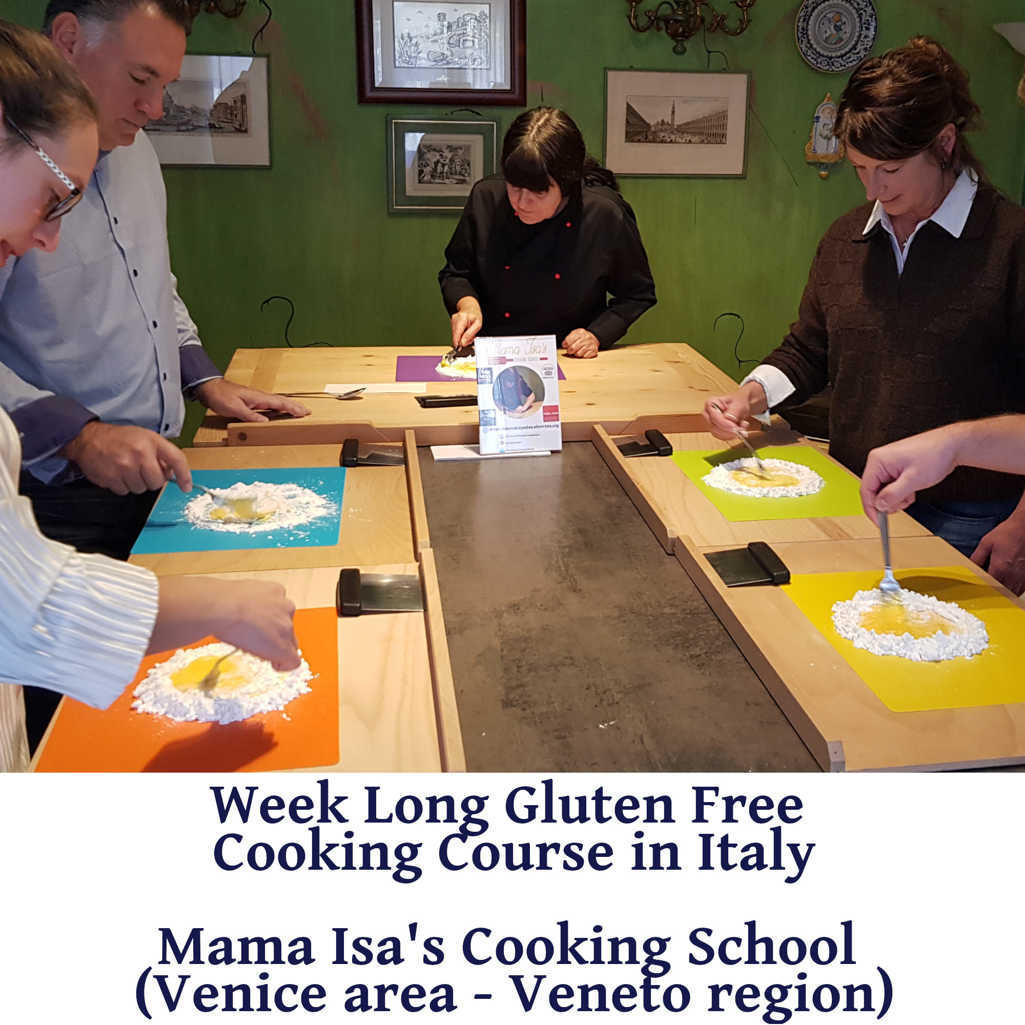 Week Long Gluten Free Cooking Course in Italy