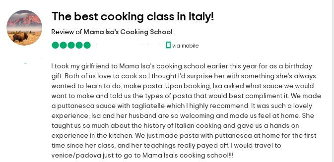 Venetian Cooking Classes