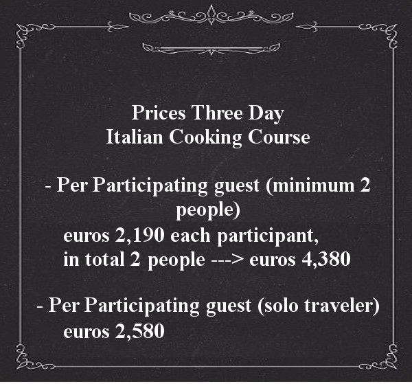 3 day cooking course