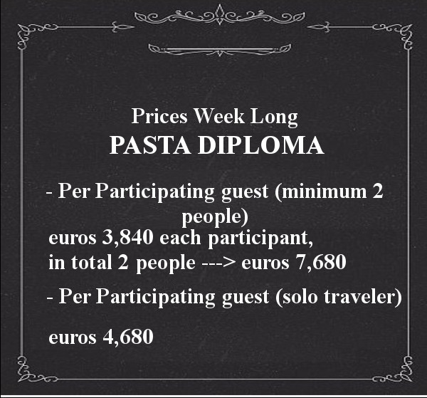pasta week course 2024