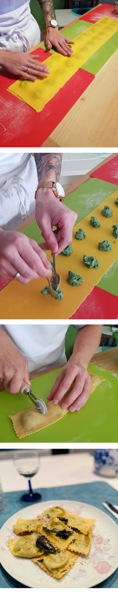 Homemade Gluten Free Ravioli Cooking Classes in Italy