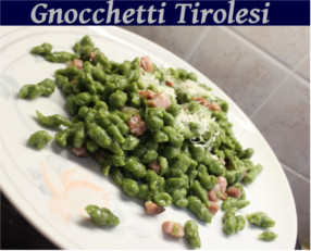 Spinach Gnocchetti Tirolesi