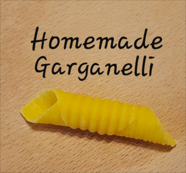 Homemade Garganelli