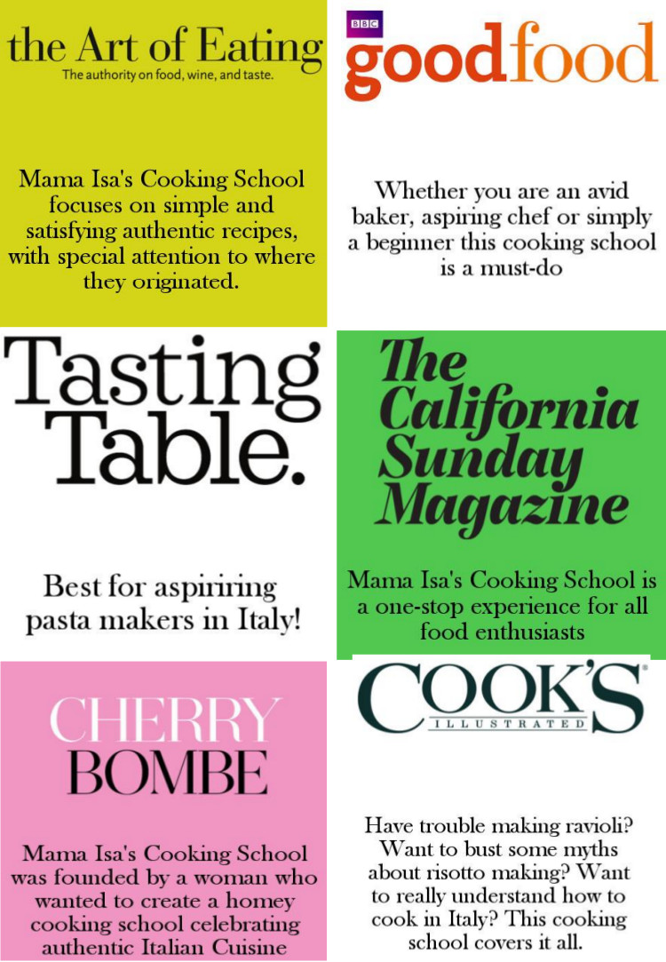 Mama Isa's Cooking School - Press Reviews