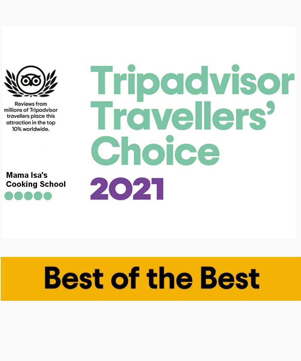Best of the best choice on Tripadvisor Mama Isa's Cooking School