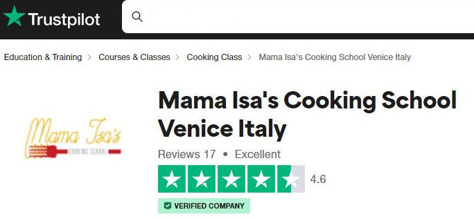 Mama Isa's Cooking Classes in Italy Venice on Trustpilot
